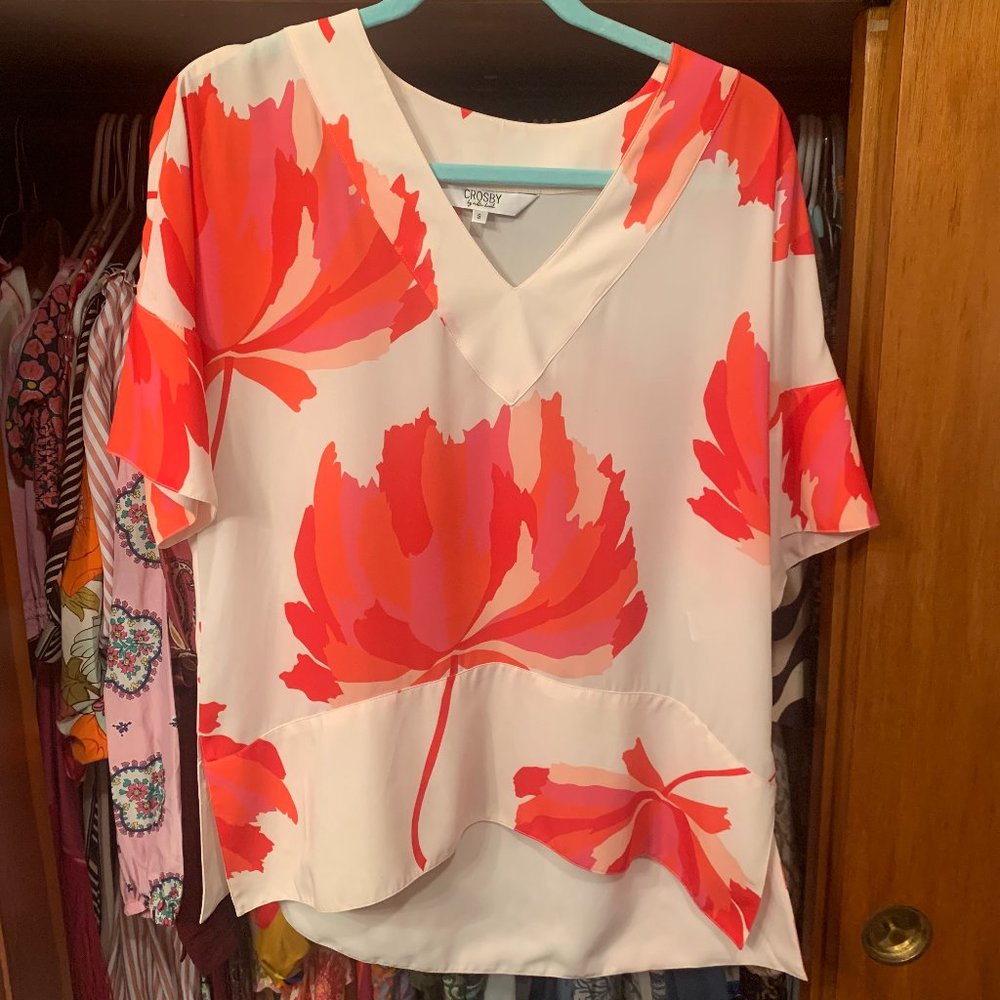 Crosby by Mollie Burch - Floral V Neck Blouse